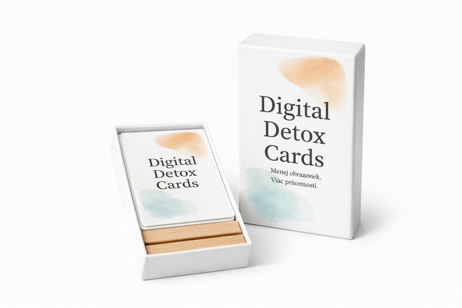 Digital Detox Cards – 50 výziev pre menej času pred obrazovkami.